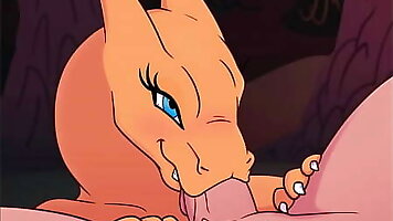 Charizard girl wants to play with your cock